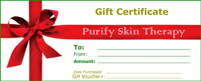 Gift Certificate Purify Skin Therapy